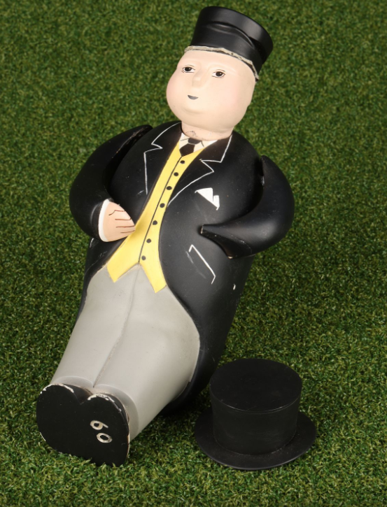 Character model of the Fat Controller from animated children's TV series Thomas and Friend based on Thomas the Tank Engine.