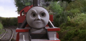 Arthur the Engine from the TV series Thomas & Friends.