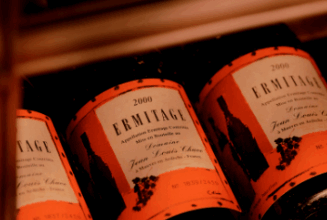 Domaine Jean-Louis Chave, Ermitage Cuvée Cathelin 1995, 3 bottles per lot, estimate $10,000-15,000. Offered in The Cellar of William I. Koch: The Great American Collector on June 12-14 2025 at Christie’s in New York. Photography: William Jess Laird