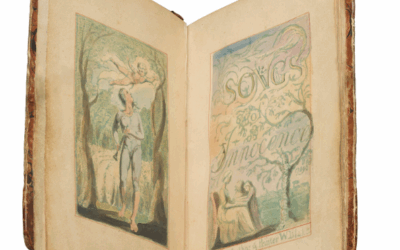 Early copy of Songs of Innocence by William Blake.