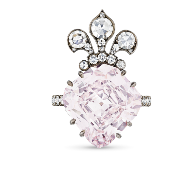 Pink diamond owned by Duchess Marie-Therese of France