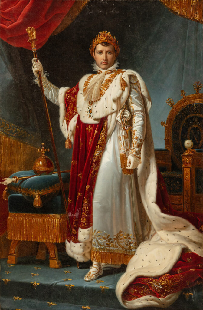 Grand Napoleon in Coronation Robes by Francois Pascal Simon