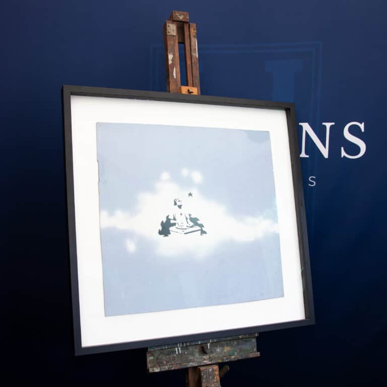 Cloud DJ by Banksy.