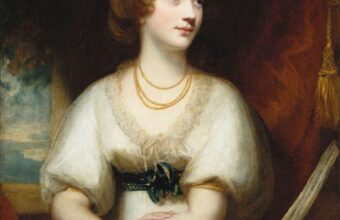 Portrait of Princess Amelia, daughter of George III and Queen Charlotte.