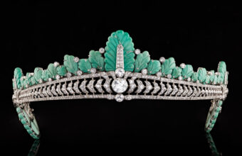 Cartier turquoise and diamond tiara owned by Lady Nancy Astor.