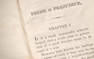 Text of Pride and Prejudice by Jane Austen.