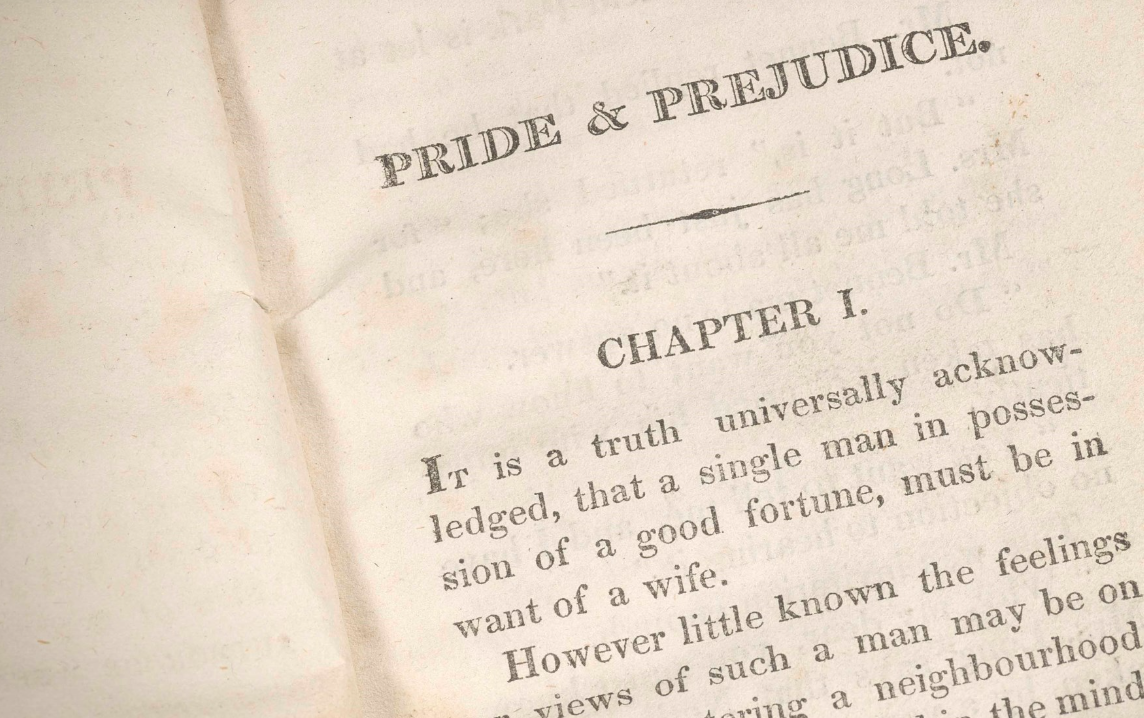 Text of Pride and Prejudice by Jane Austen.