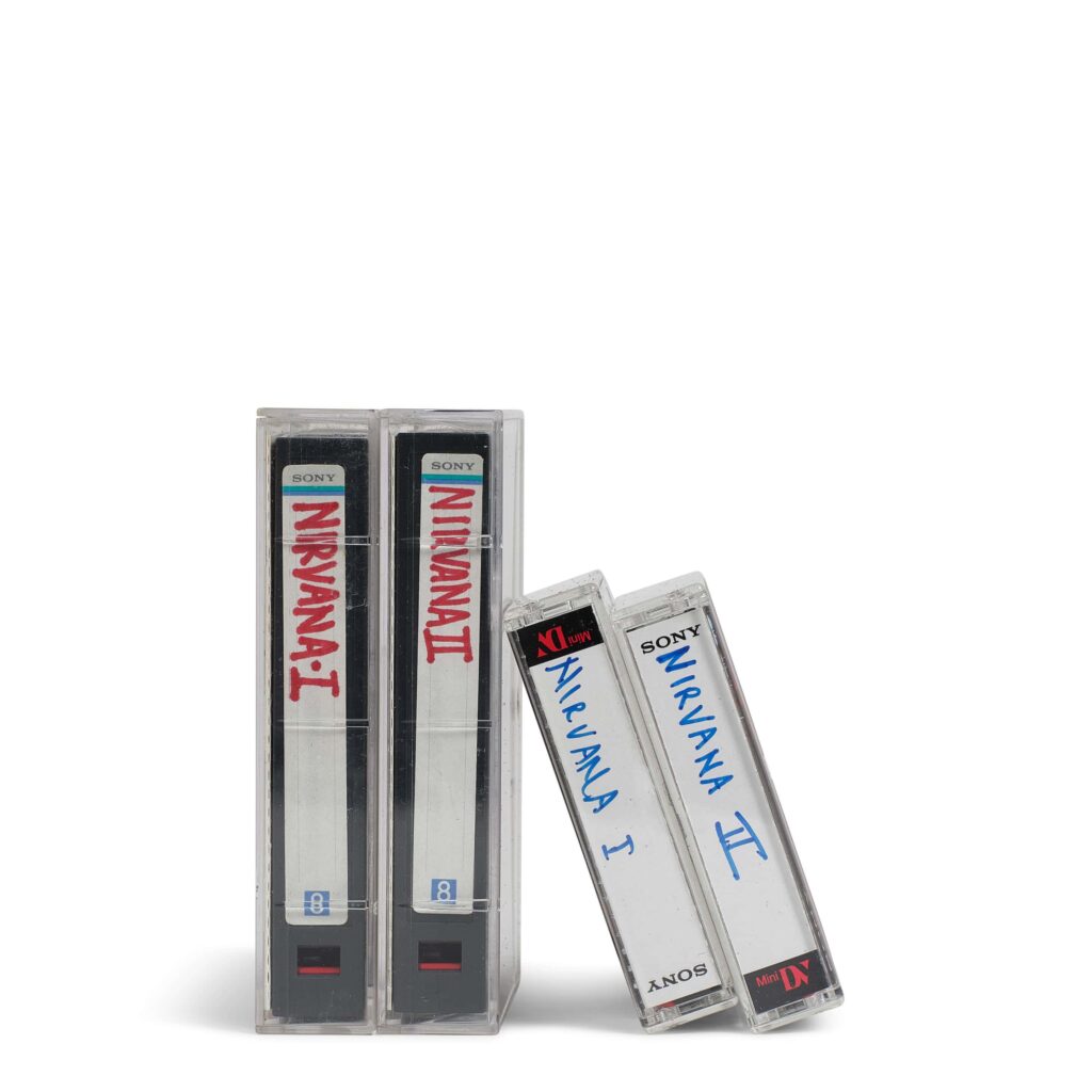 Tapes containing footage of Nirvana in concert at Tijuana, Mexico in February 1990