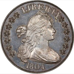 1804 Draped Bust Silver Dollar. Class III. BB-306.