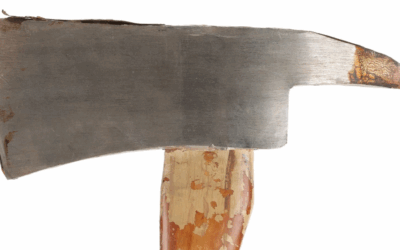 head of model axe used in the film The Shining.