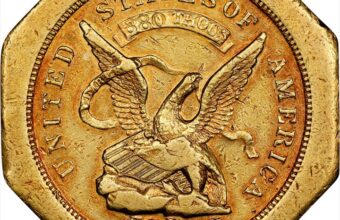 1851 Augustus Humbert $50. Lettered Edge. K-2. Rarity-5. 50 DC, 880 THOUS., No 50 on Reverse. AU-55 (PCGS). CAC. CMQ.