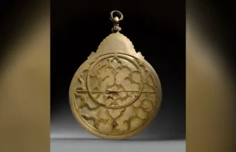 17th century astrolabe for sale at Sotheby's.