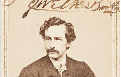 John Wilkes Booth signed carte de visit