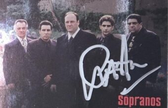 signed sopranos trading card