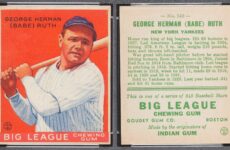 Goudey Babe Ruth card