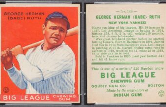 Goudey Babe Ruth card