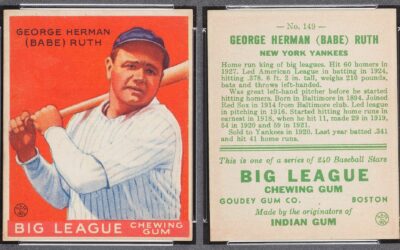 Goudey Babe Ruth card
