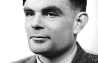 portrait photo of Alan Turing.