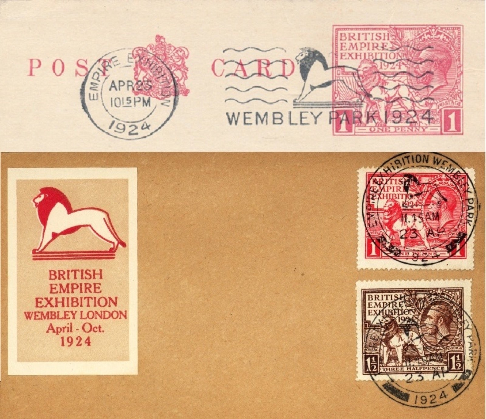 A cacheted 1924 British Empire Exhibition first day cover