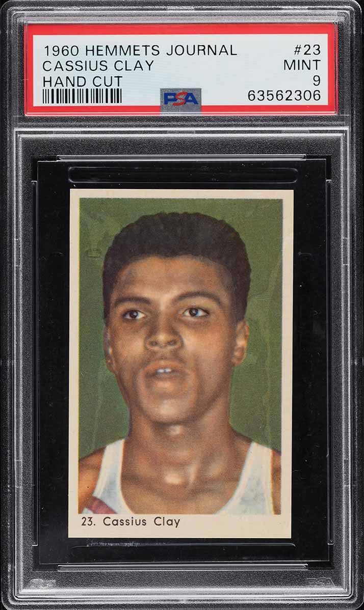 1960 Hemmets Journal Muhammad Ali rookie card, PSA 9