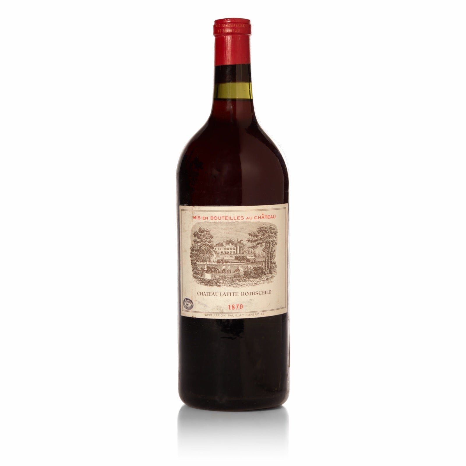 Château Lafite 1870 magnum from Glamis Castle