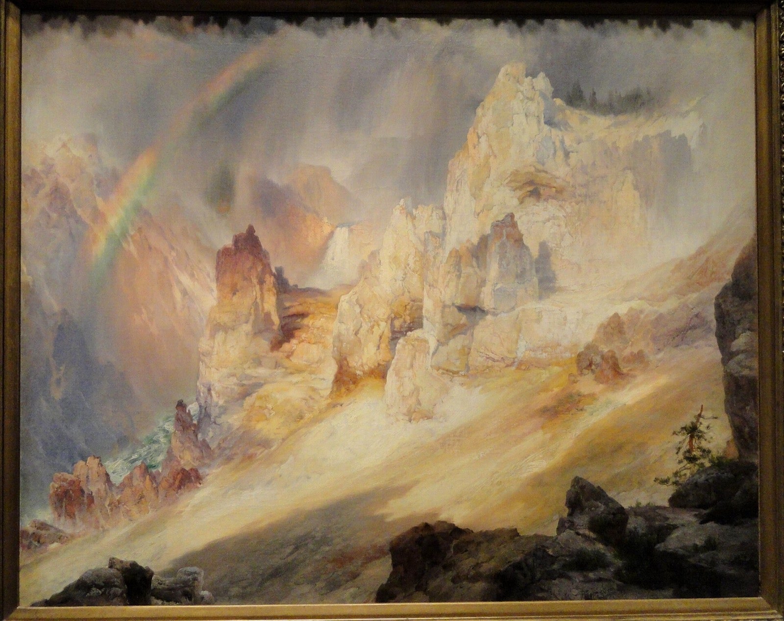 Rainbow over the Grand Canyon of the Yellowstone, 1900