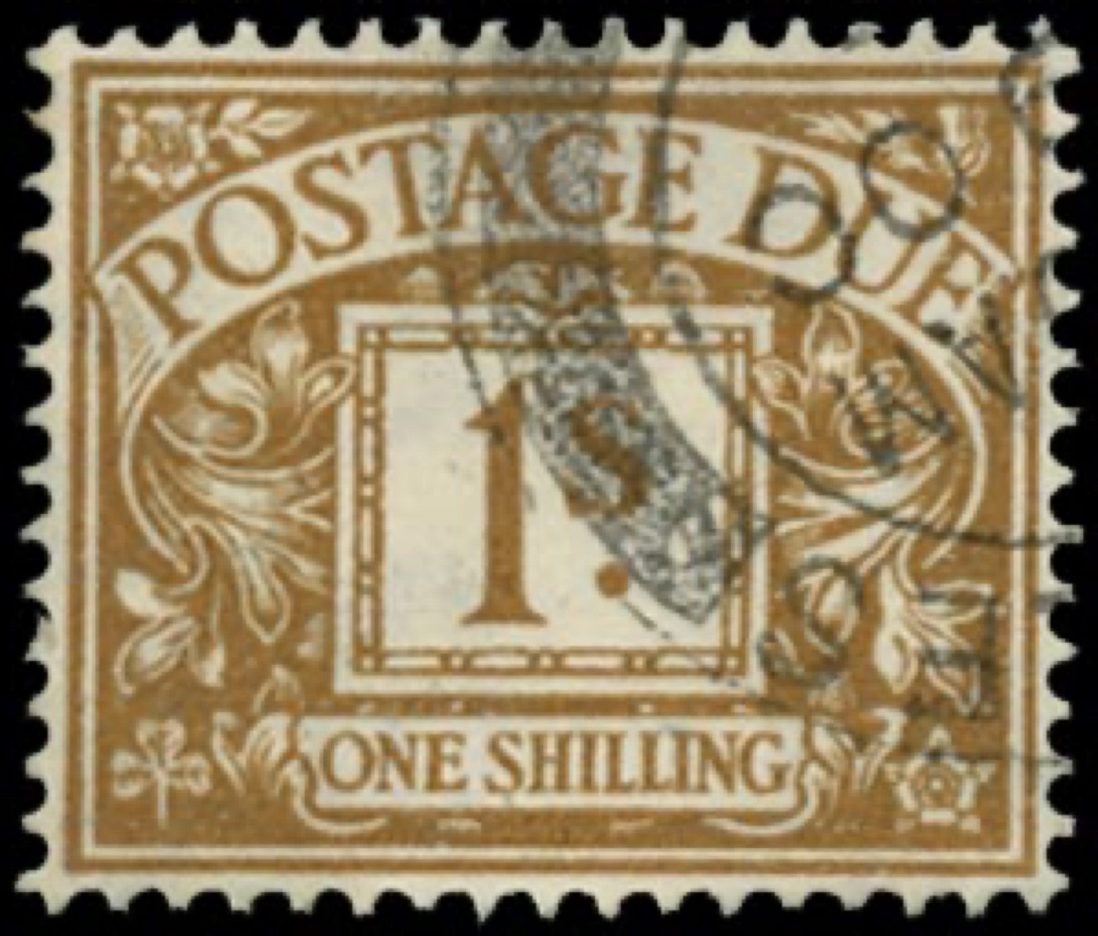 GB 1951 postage due with inverted watermark