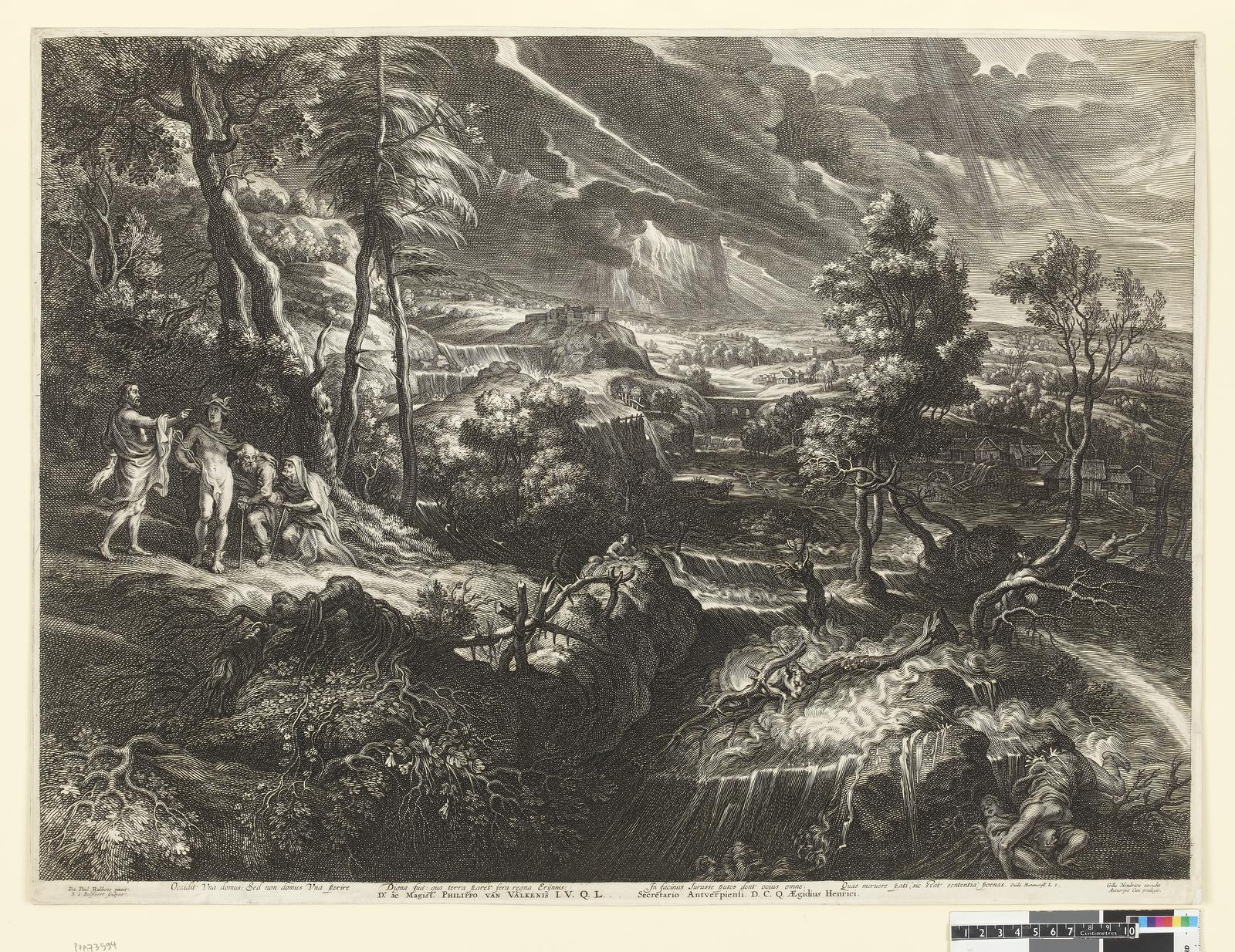 Stormy landscape with Philemon and Baucis, after Rubens