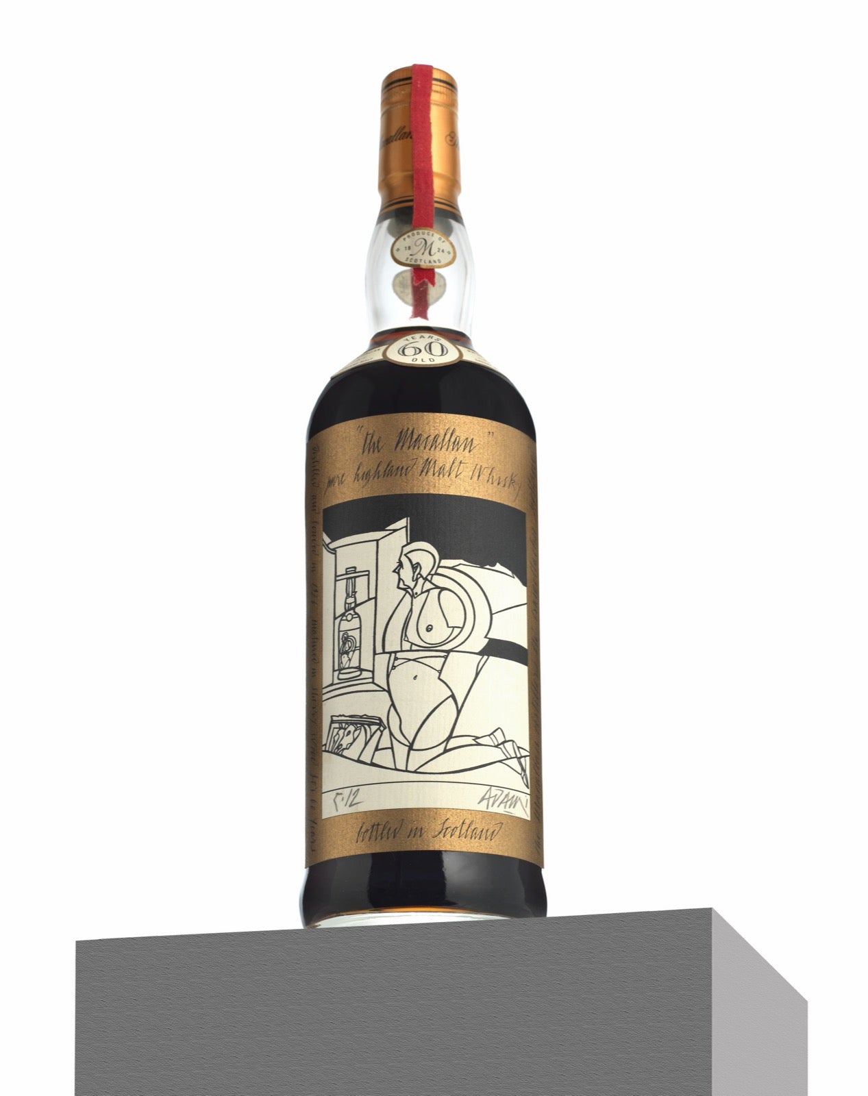 Macallan 1926 60 year old, Valerio Adami label, bottle 5 of 12