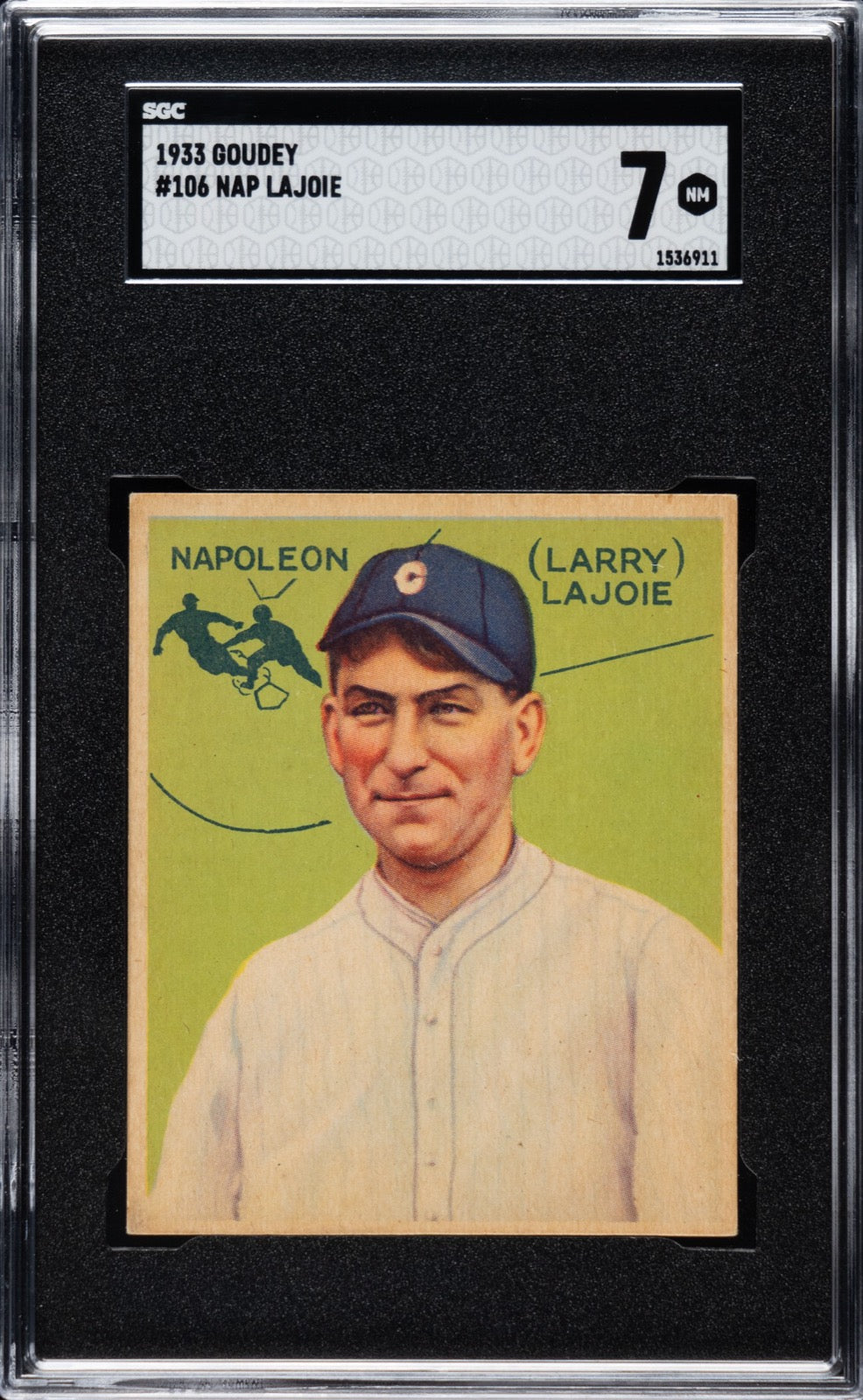 1933 Goudey number 106 Napoleon Lajoie