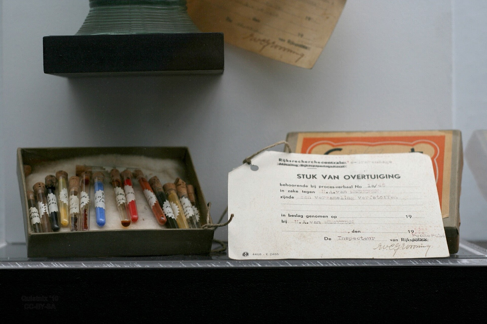 Pigments used as evidence against forger Han van Meegeren