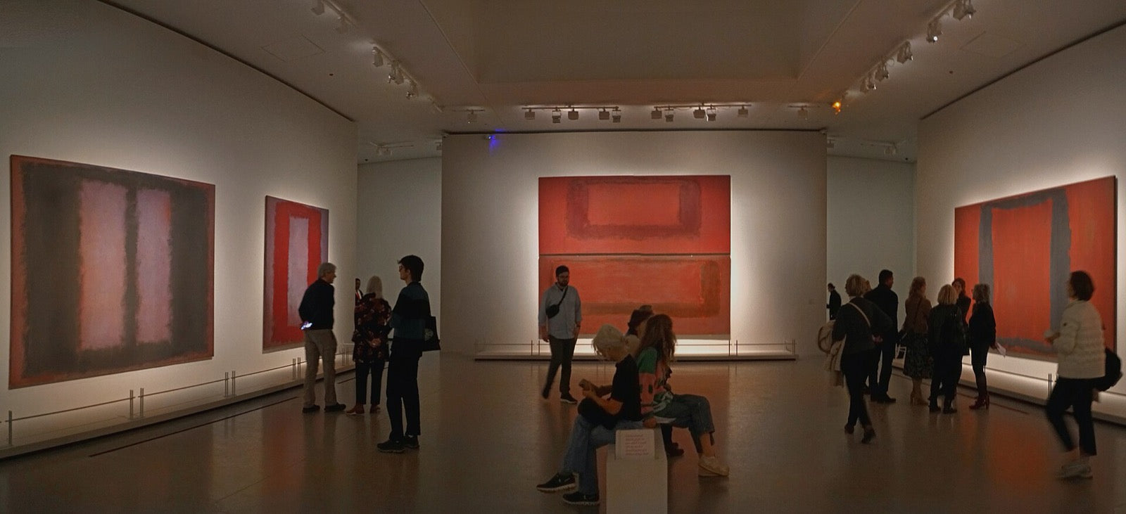 Rothko paintings on display at Tate Modern