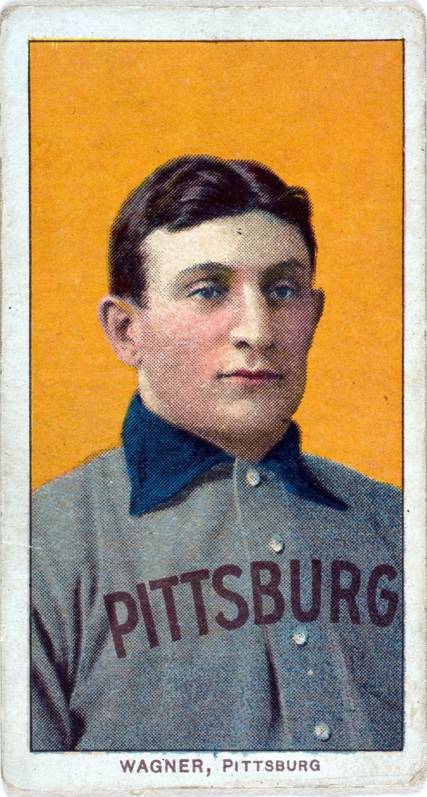 An ungraded T206 Wagner without a tamper-evident holder
