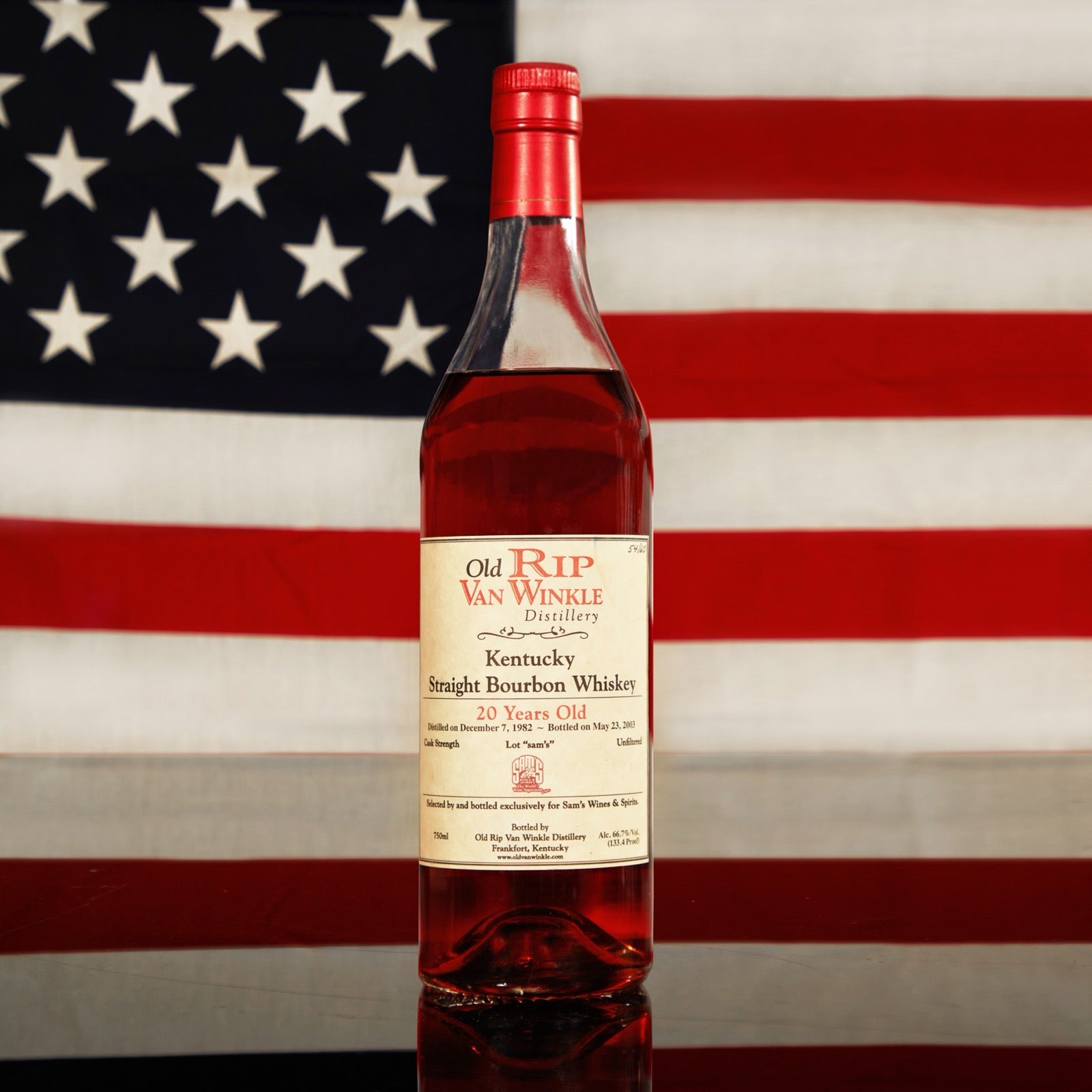 Old Rip Van Winkle 20 Year Old, signed by Julian Van Winkle III