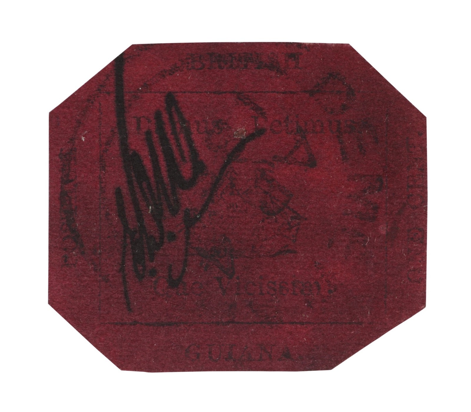 The British Guiana One-Cent Magenta, world's rarest stamp