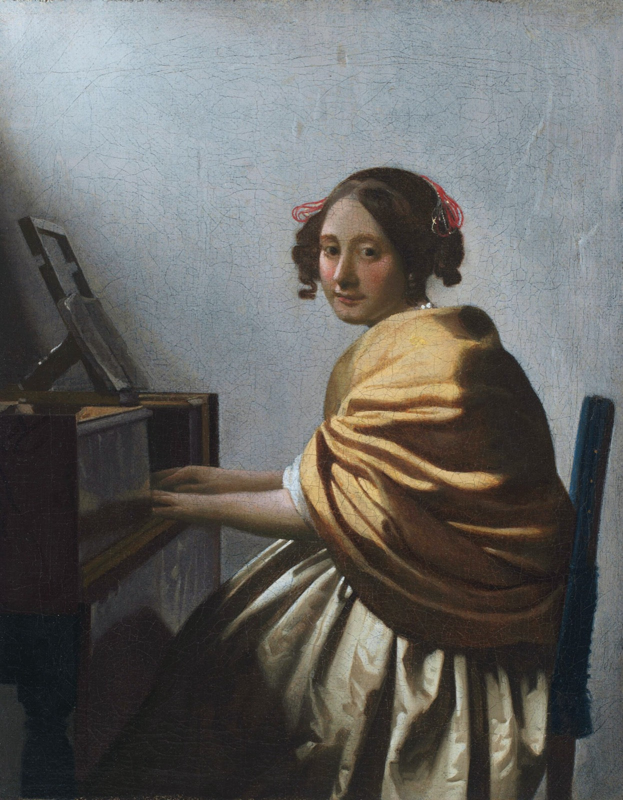 A Young Woman Seated at the Virginals, sold for £16.2 million