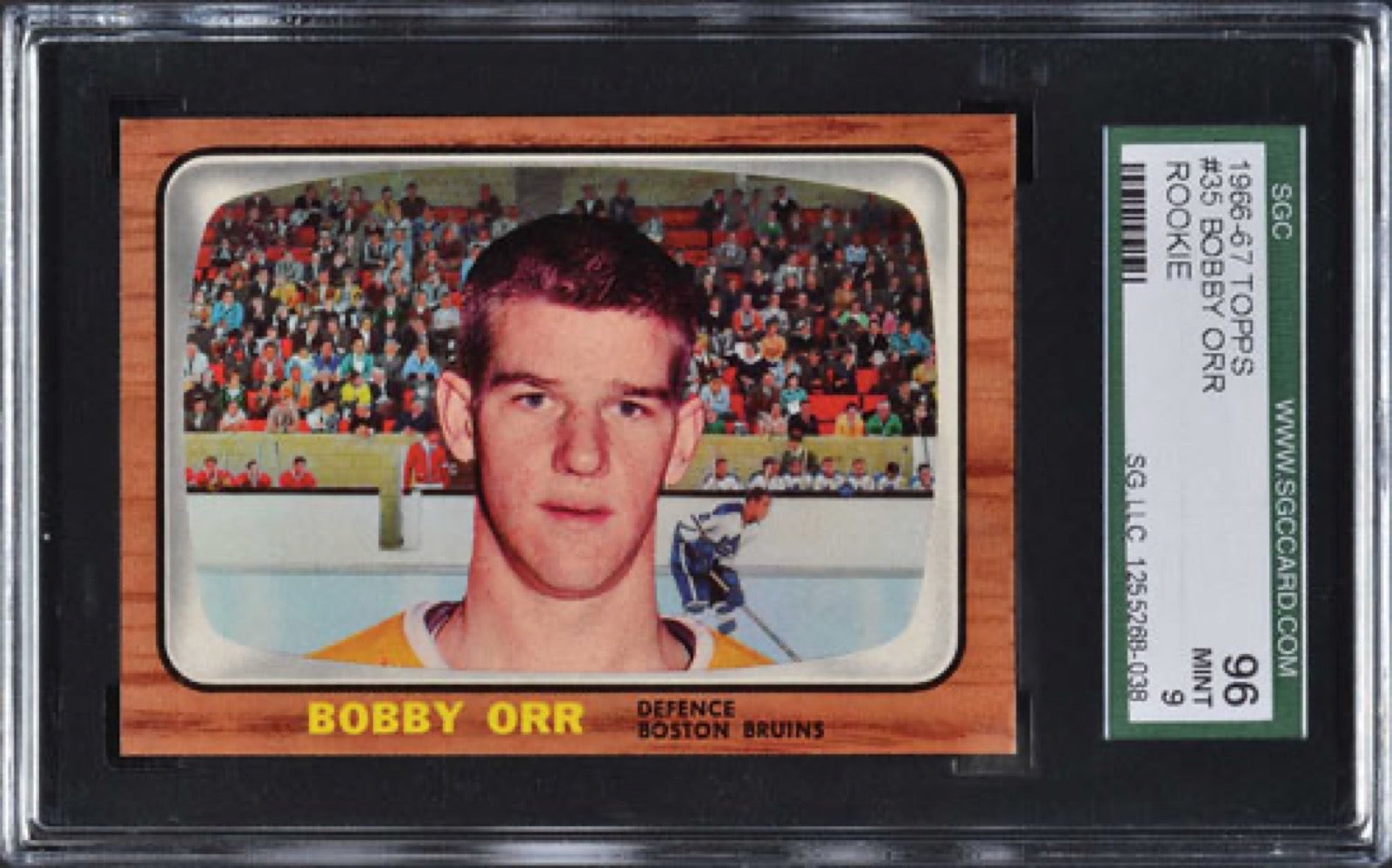 1966-67 Topps Bobby Orr rookie card