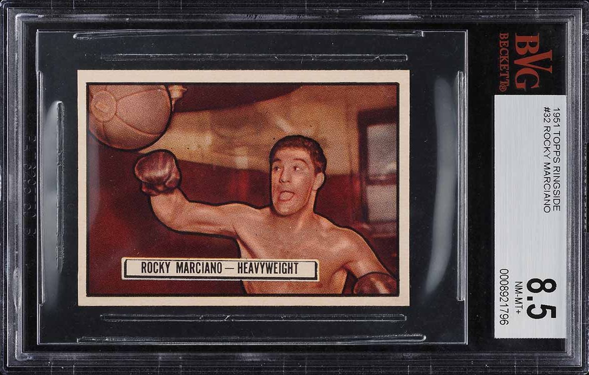 1951 Topps Ringside Rocky Marciano rookie card