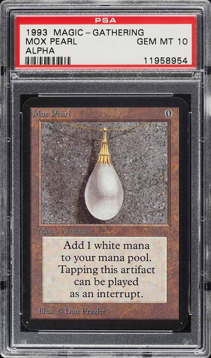 Alpha Mox Pearl graded PSA 10 Gem Mint