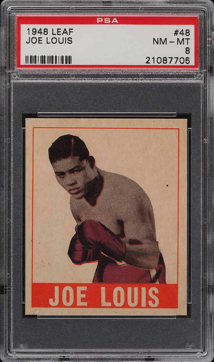 1948 Leaf Joe Louis rookie card