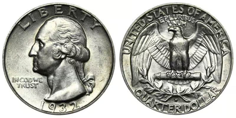 1932-D and 1932-S Washington Quarters