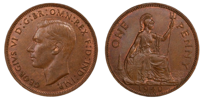 1940 Penny George VI