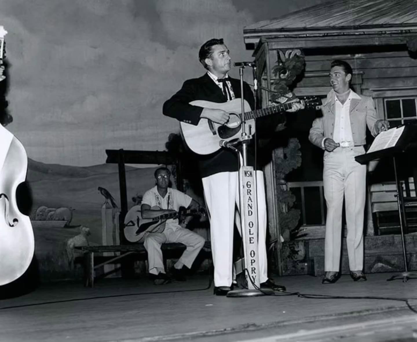 1954 Martin D-18 acoustic guitar used during early recording sessions at Sun Records