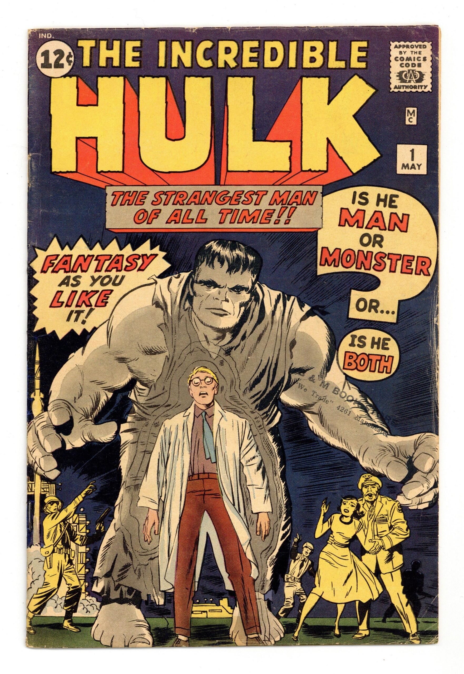 Incredible Hulk number 1 1962 first appearance
