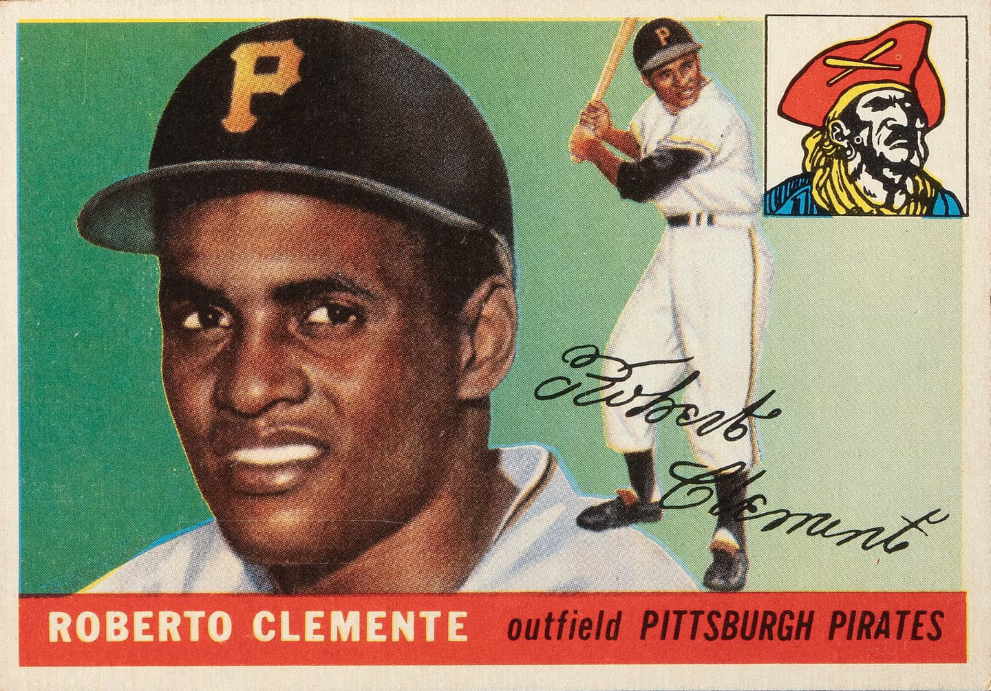 1955 Topps Roberto Clemente rookie card