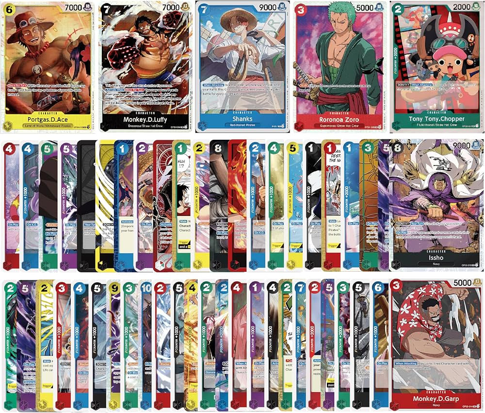 Multiple One Piece cards