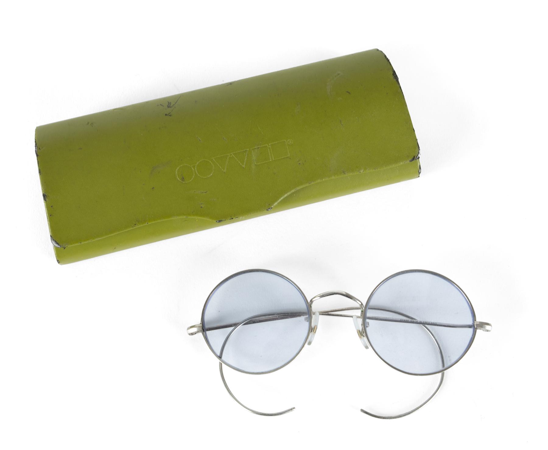 A pair of Oliver Peoples prescription glasses owned and worn by Ozzy Osbourne