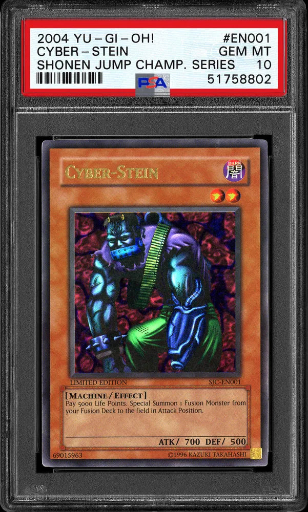 Dark Magician Girl, Magician's Force Secret Rare, graded PSA 10
