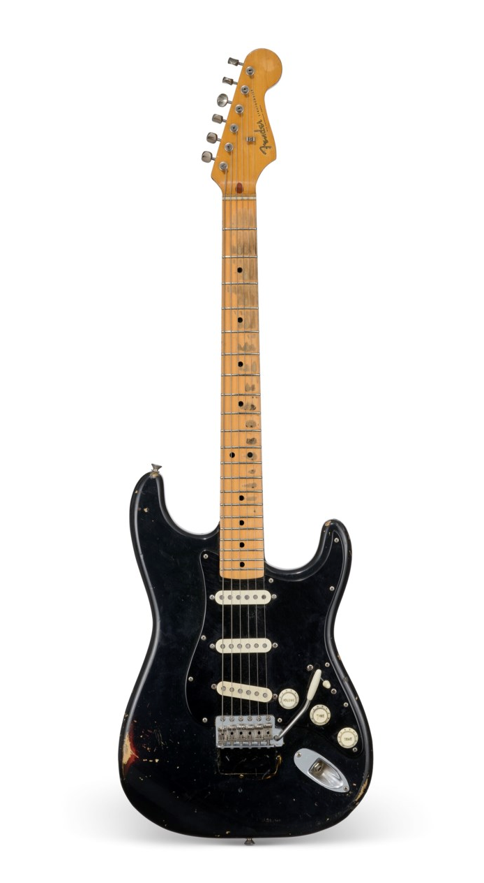 David Gilmour: A Fender Stratocaster known as The Black Strat
