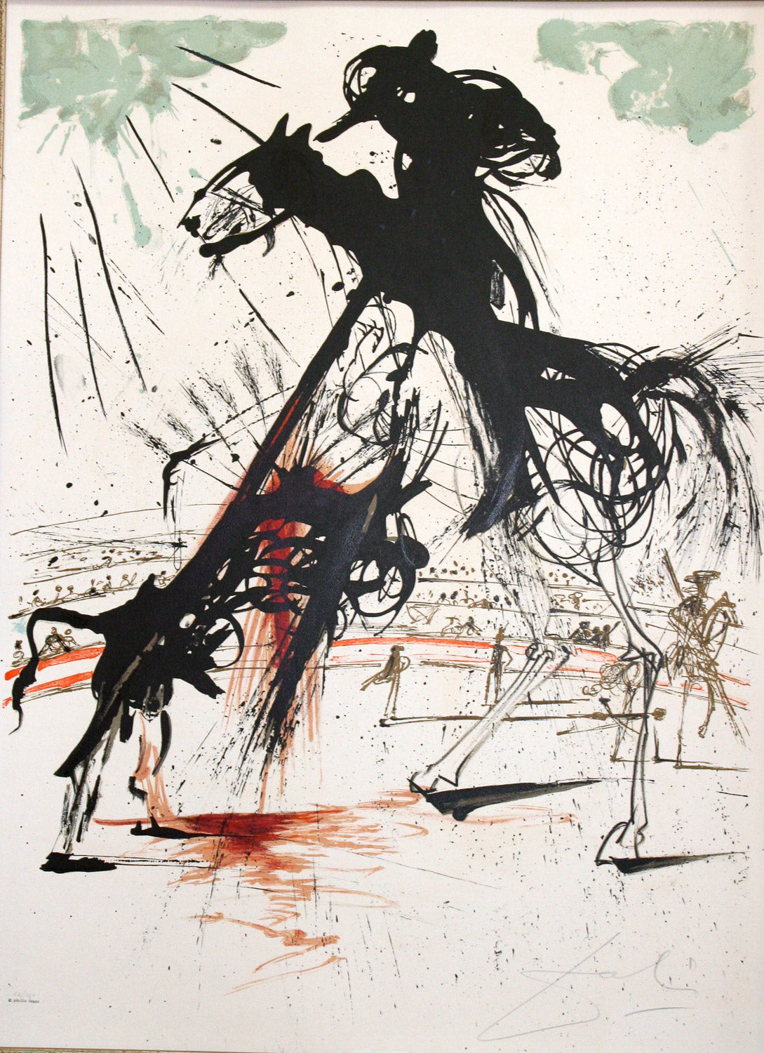 Example of Dali lithograph with signature and numbering in pencil
